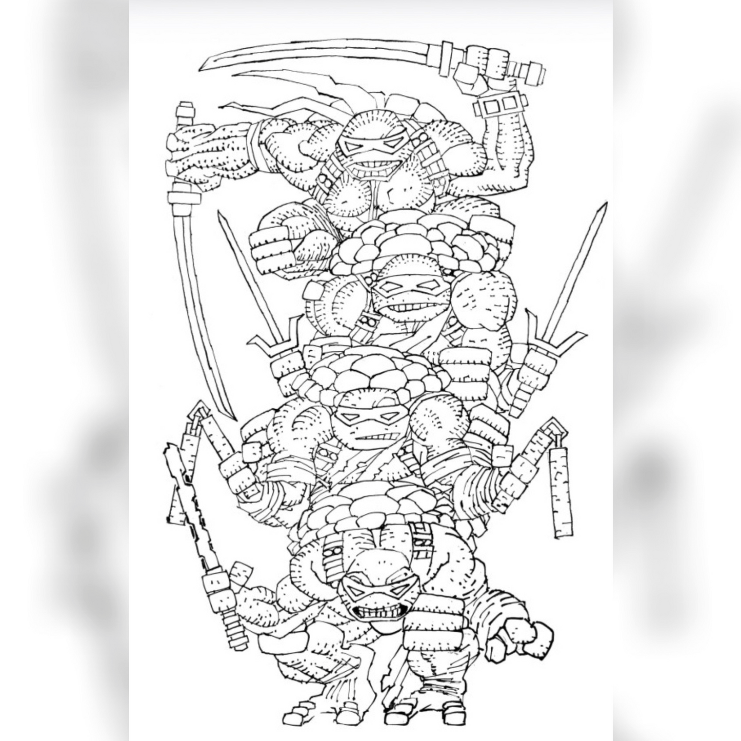 TEENAGE MUTANT NINJA TURTLES #20: 300TH ISSUE SPECIAL – RATIO VARIANTS