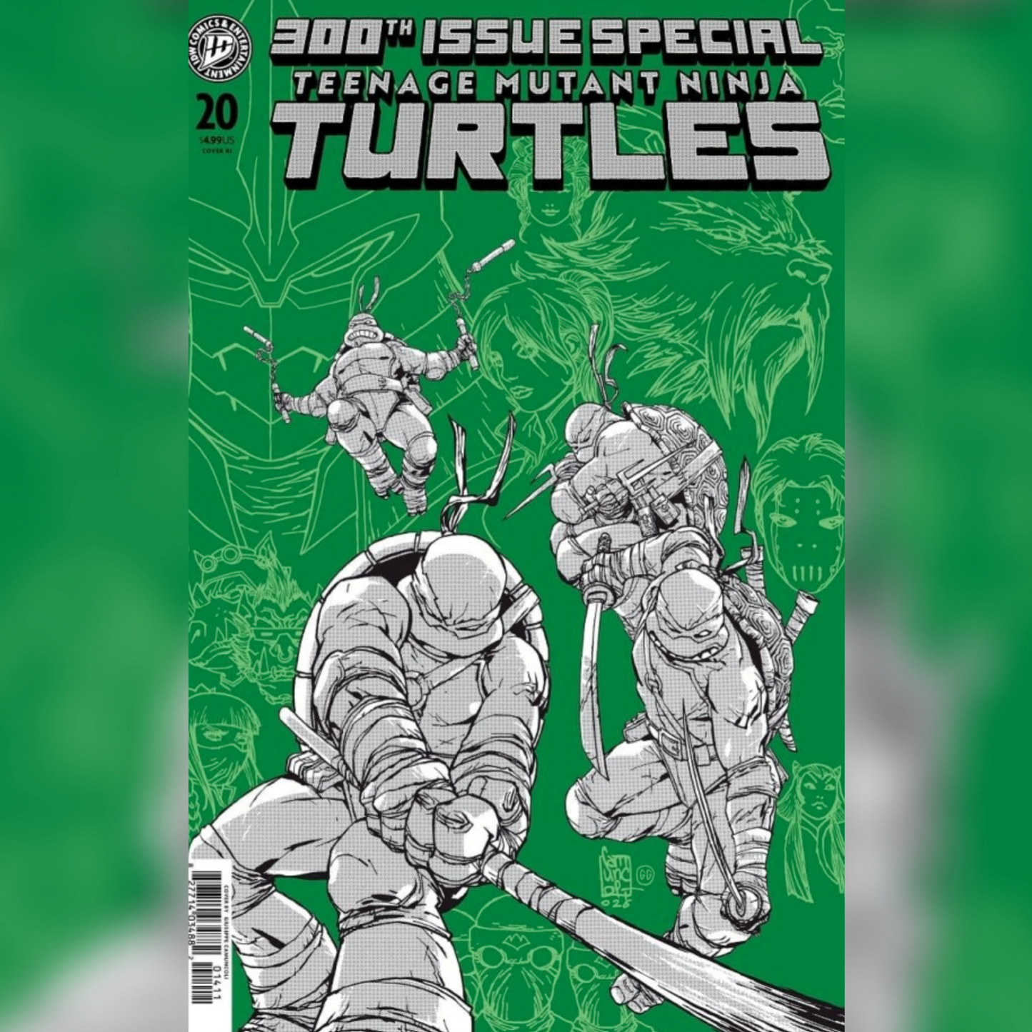 TEENAGE MUTANT NINJA TURTLES #20: 300TH ISSUE SPECIAL – RATIO VARIANTS