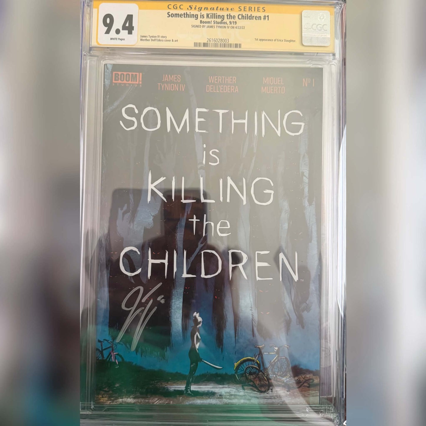 Something is Killing the Children #1 9.4 CGC Signed by James Tynion IV