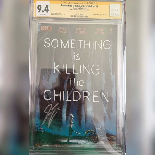 Something is Killing the Children #1 9.4 CGC Signed by James Tynion IV
