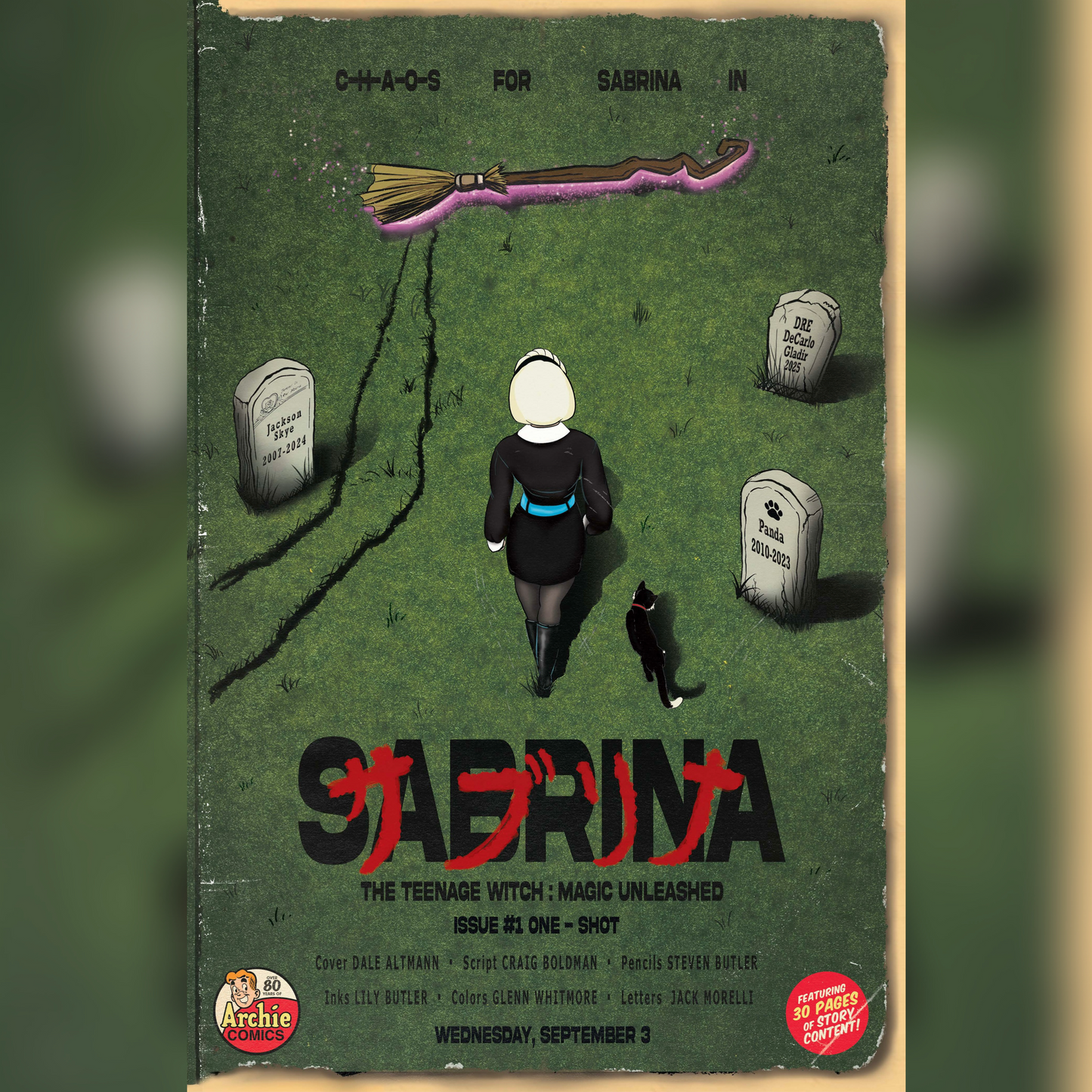 Sabrina the Teenage Witch: Magic Unleashed #1 Dale Altmann Exclusive Akira Homage